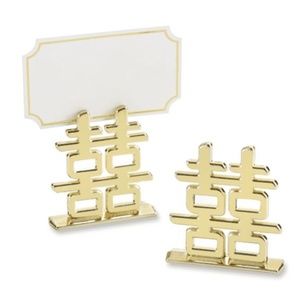 Kate Aspen "Double Happiness" Place Card Holders